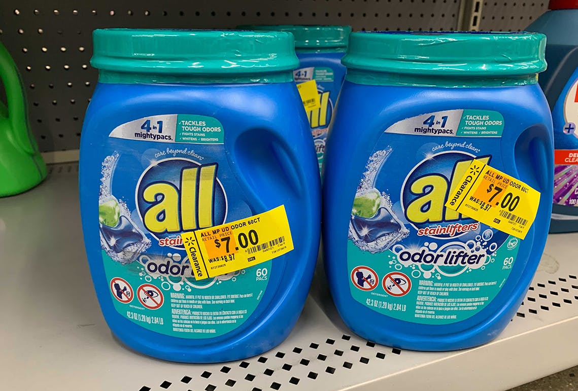 Laundry Detergent Clearance at Walmart The Krazy Coupon Lady