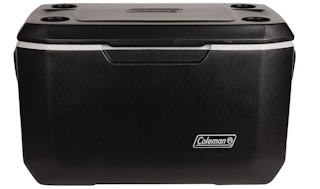 A Coleman hard cooler.