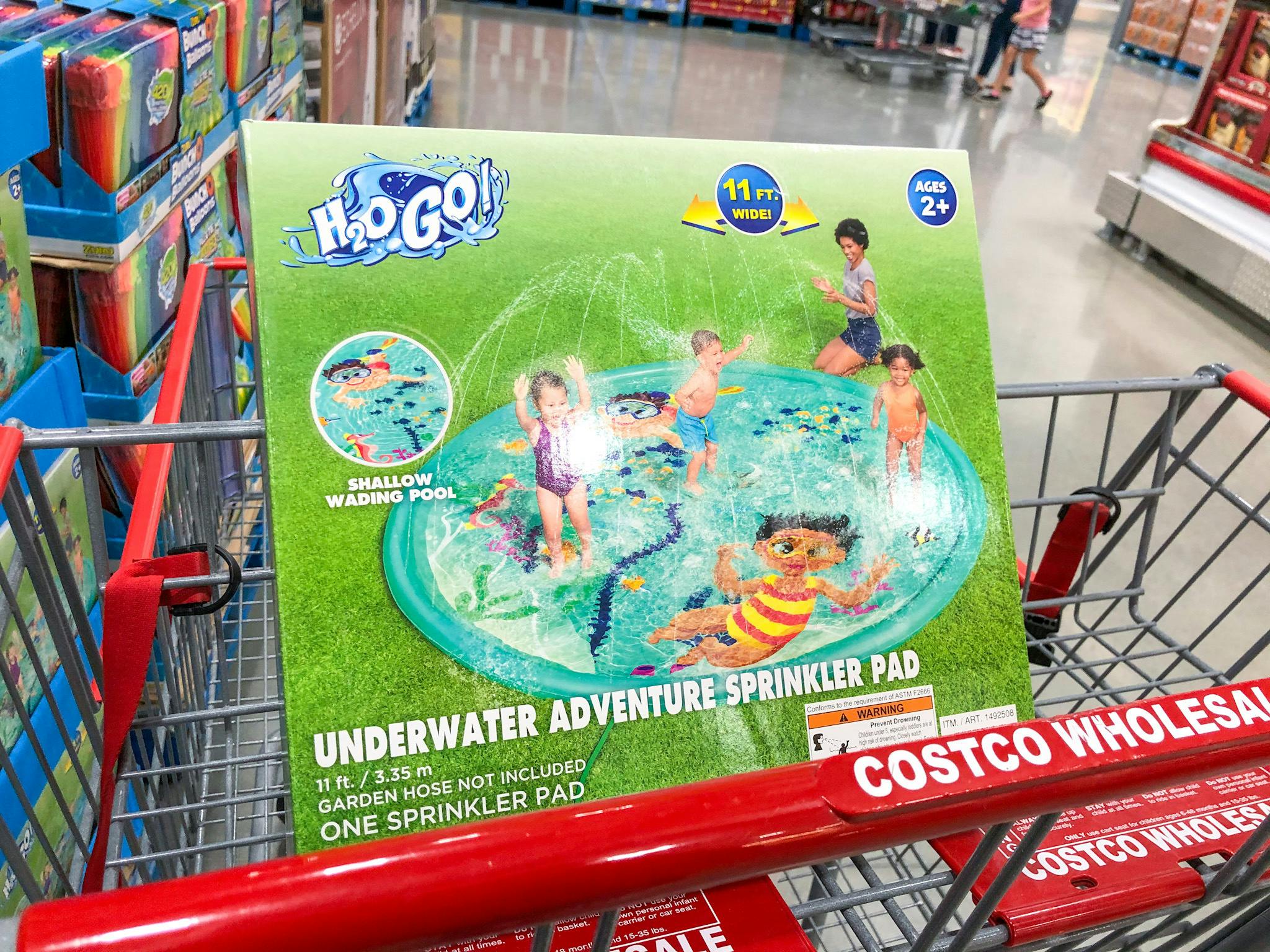 my first splash and slide costco