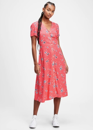 gap factory Button-Front Midi Dress stock image 2021
