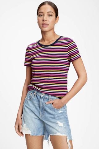 gap factory Favorite Crewneck T-Shirt stock image 2021