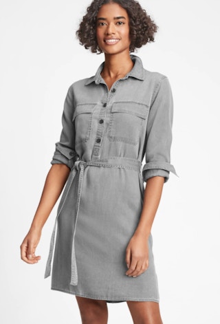 gap factory Utility Shirt Dress stock image 2021