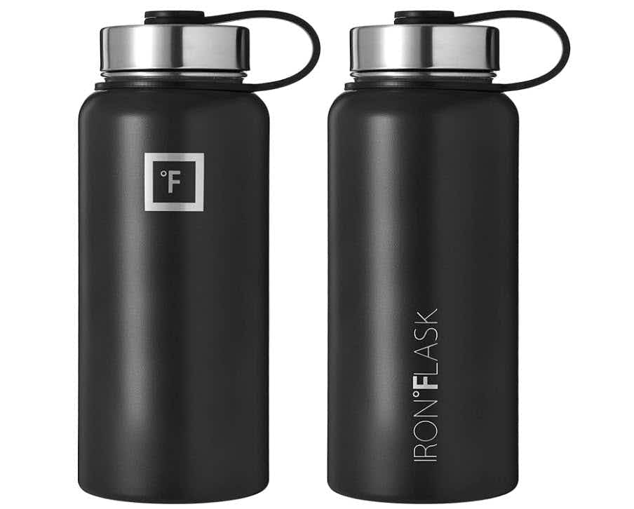 Two Iron Flask water bottles.