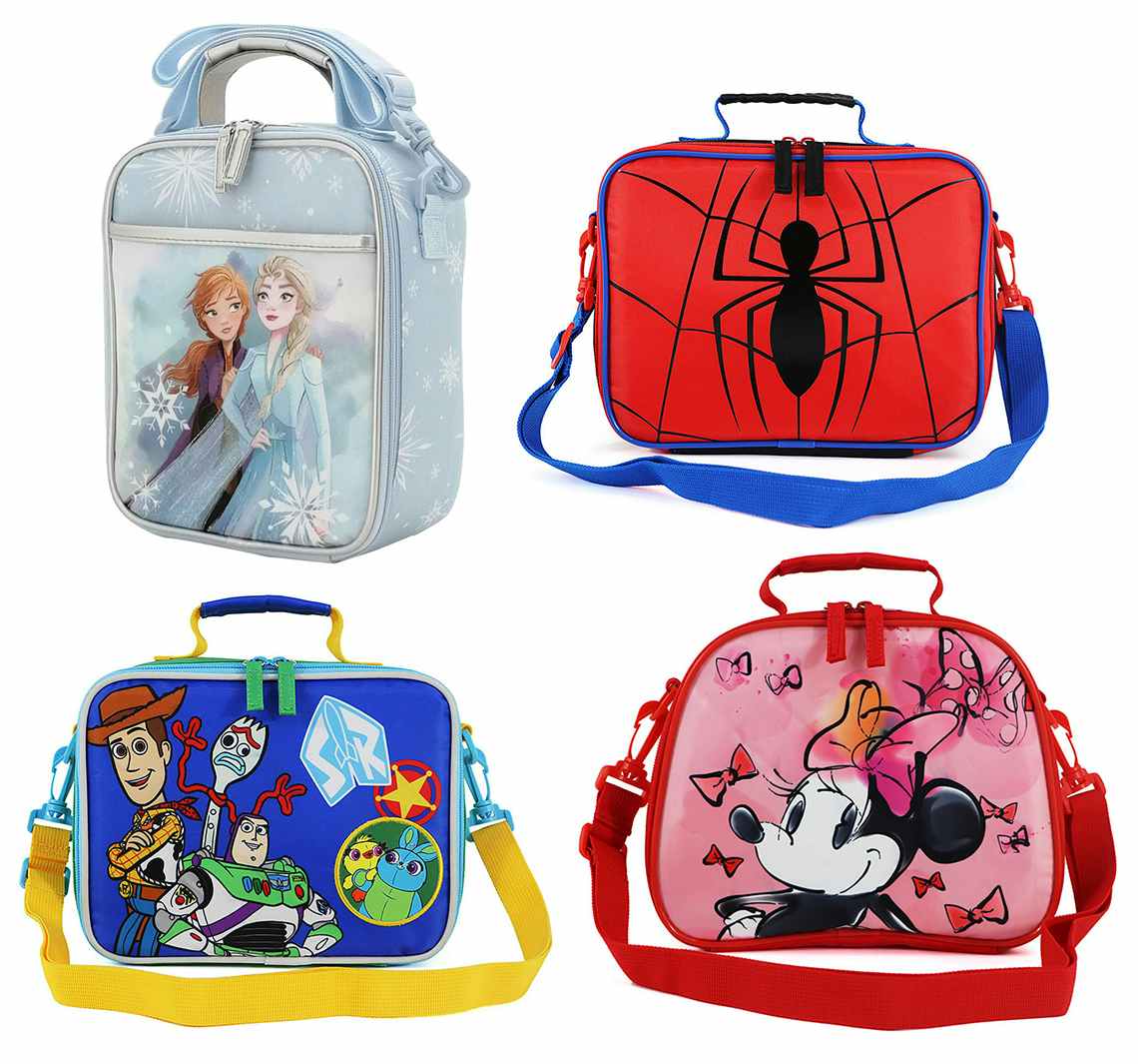 Four Disney lunch bags