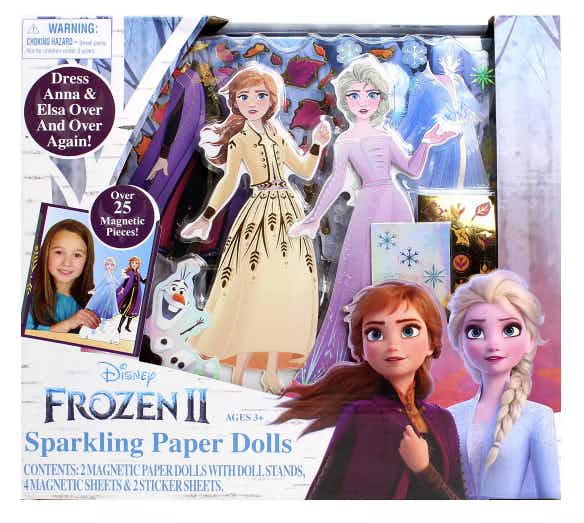 kohls Disney's Frozen 2 Sparkling Paper Dolls Set stock image 2021