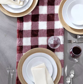 kohls Koolaburra By UGG Faux Fur Maddison Table Runner stock lifestyle image 2021