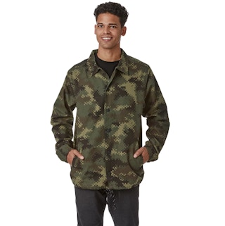 kohls Men's Vans Hooded Shirt Jacket stock image 2021