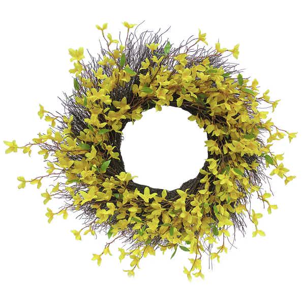 kohls Sonoma Goods For Life Artificial Forsythia Wreath stock image 2021