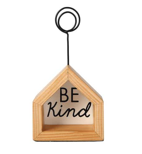 kohls Sonoma Goods For Life Be Kind Clip Table Decor stock image 2021