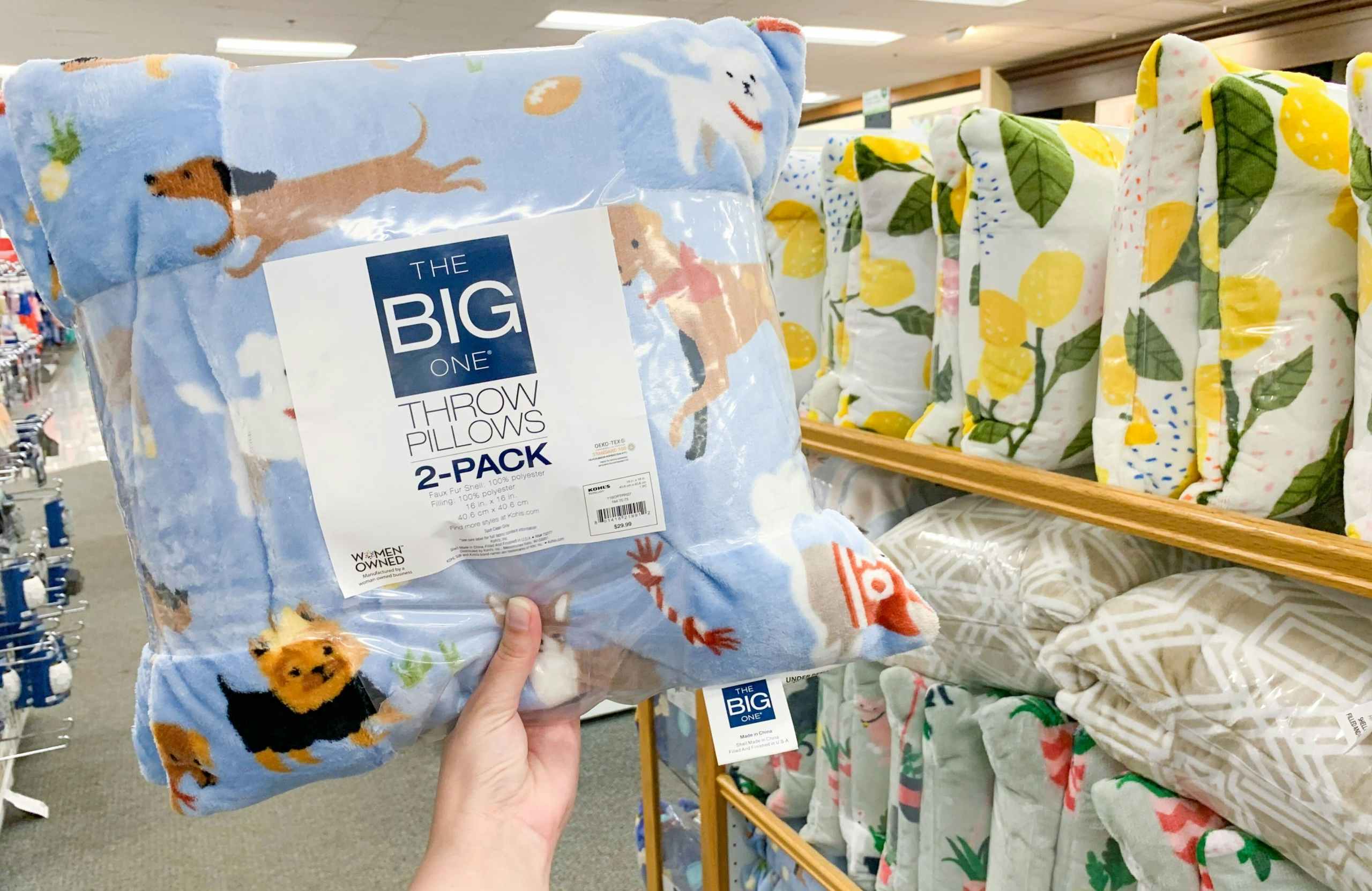 the big one 2-pack pillows kohls