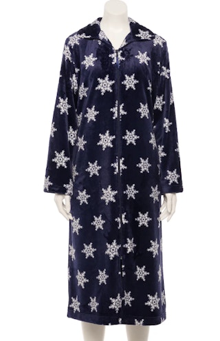 kohls Women's Croft & Barrow Plush Zip Robe stock image 2021