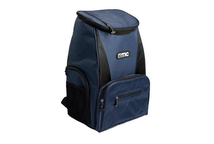 An RTIC backpack soft cooler.