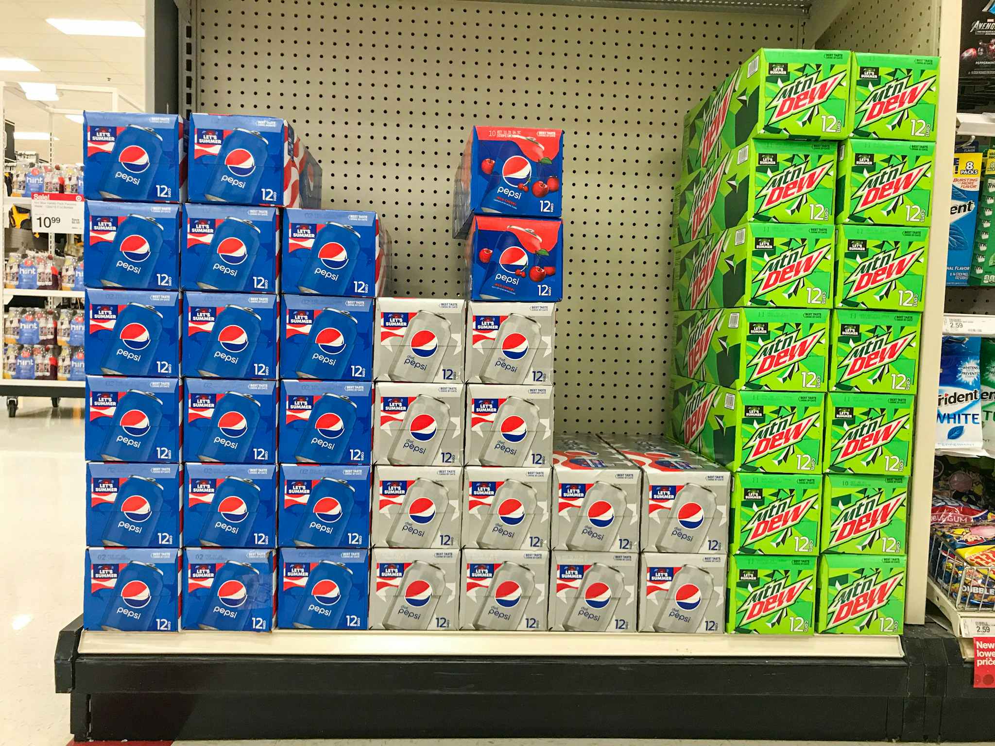 pepsi soda 12 packs at Target