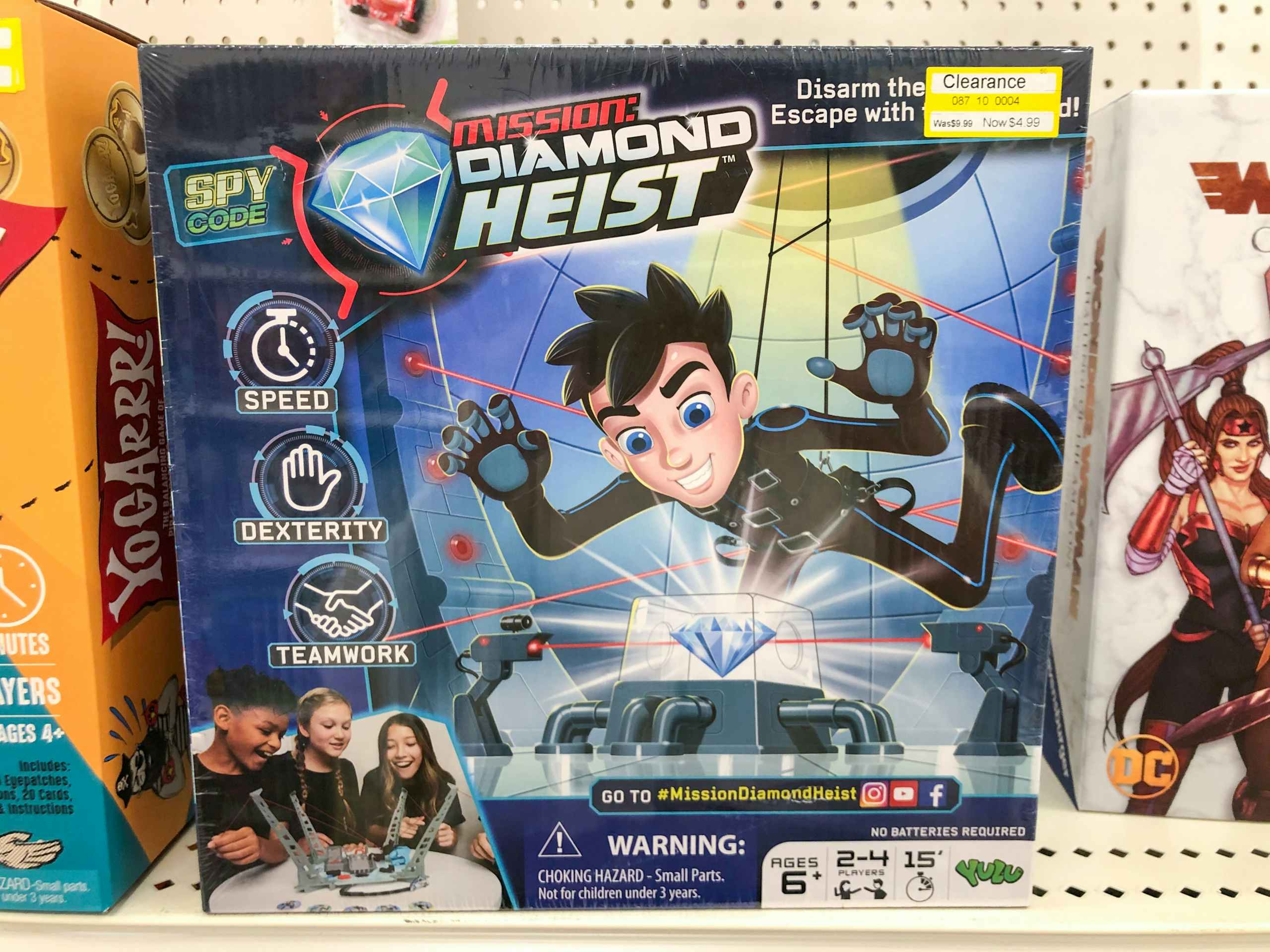 board game on shelf