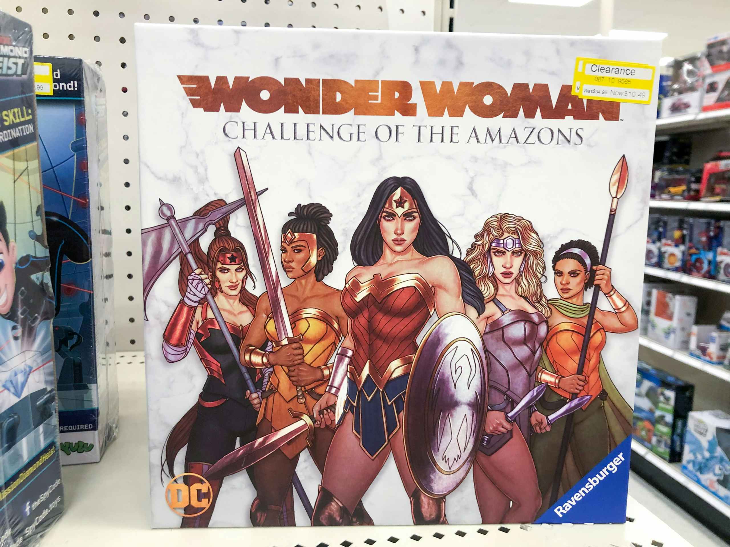 board game on shelf