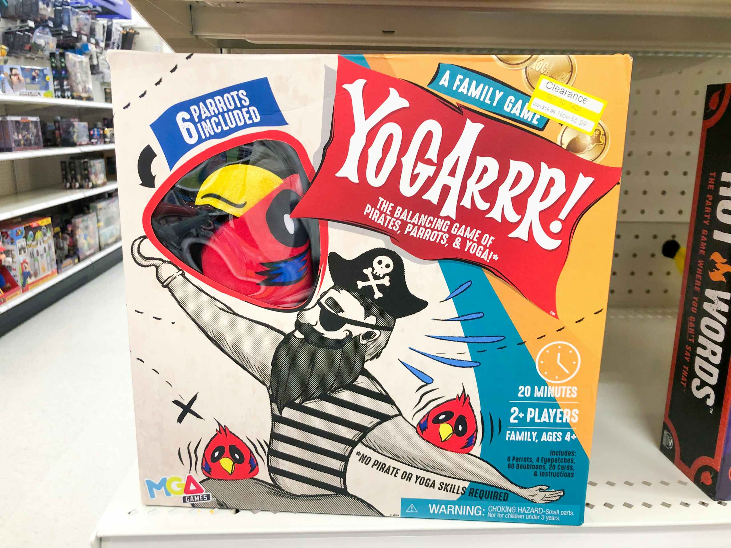 board game on shelf