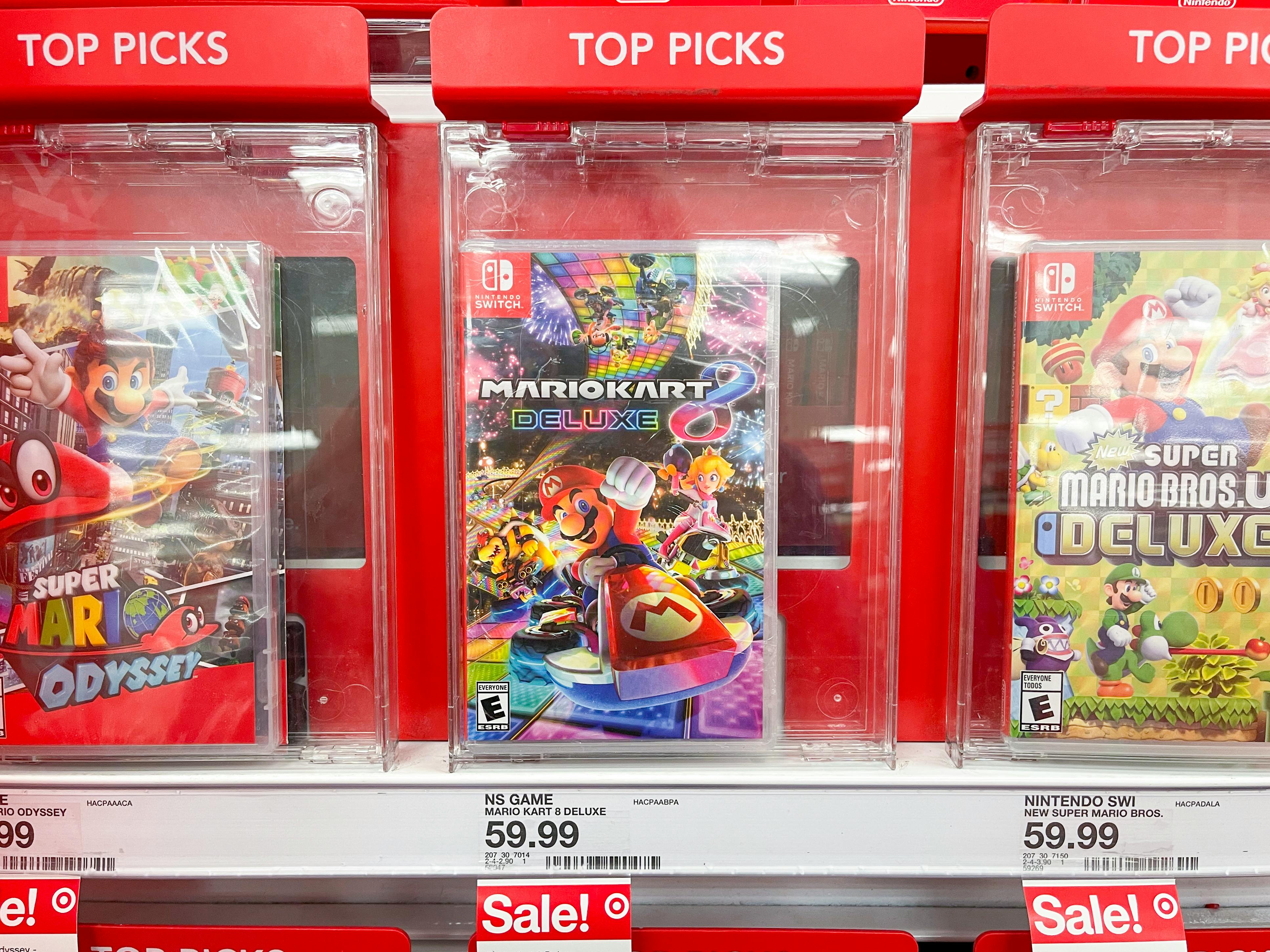 Nintendo Switch Mariokart video games at Target