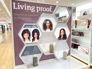 Living Proof Display at Ulta