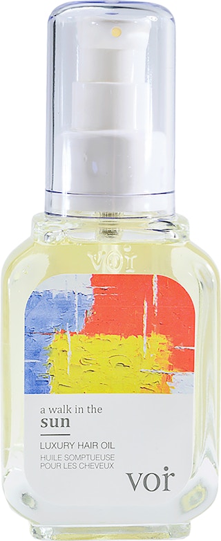 Voir luxury hair oil bottle