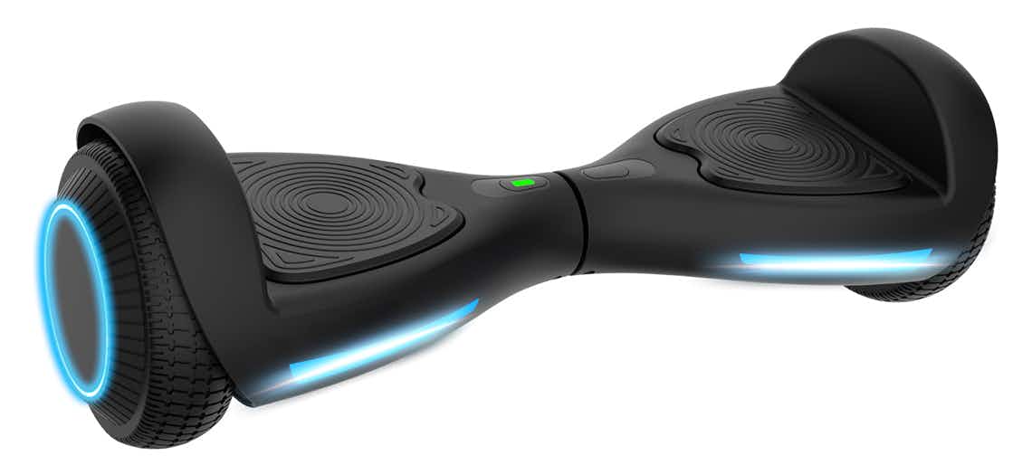 stock photo of fluxx fx3 hoverboard with white background