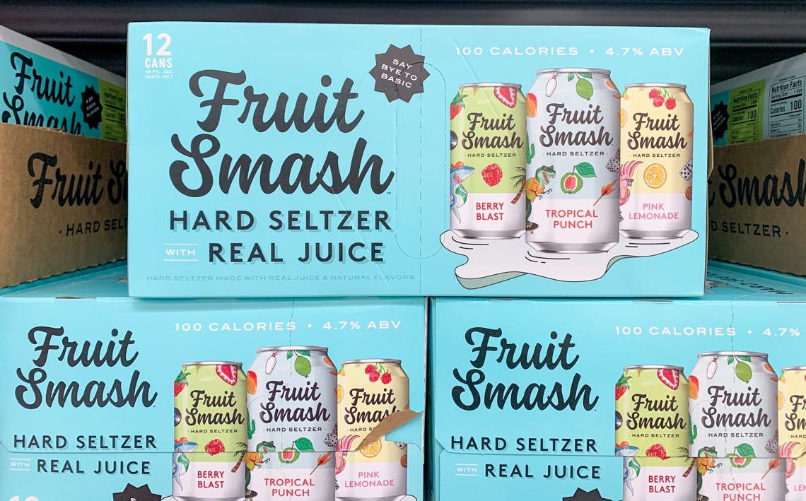 Fruit Smash Hard Seltzer, 6.48 at Walmart (Reg. 16.48) The Krazy