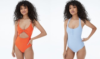 aeropostale one piece swimsuits stock image 2021