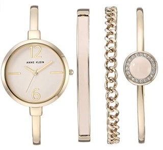 An Anne Klein watch and bracelet set