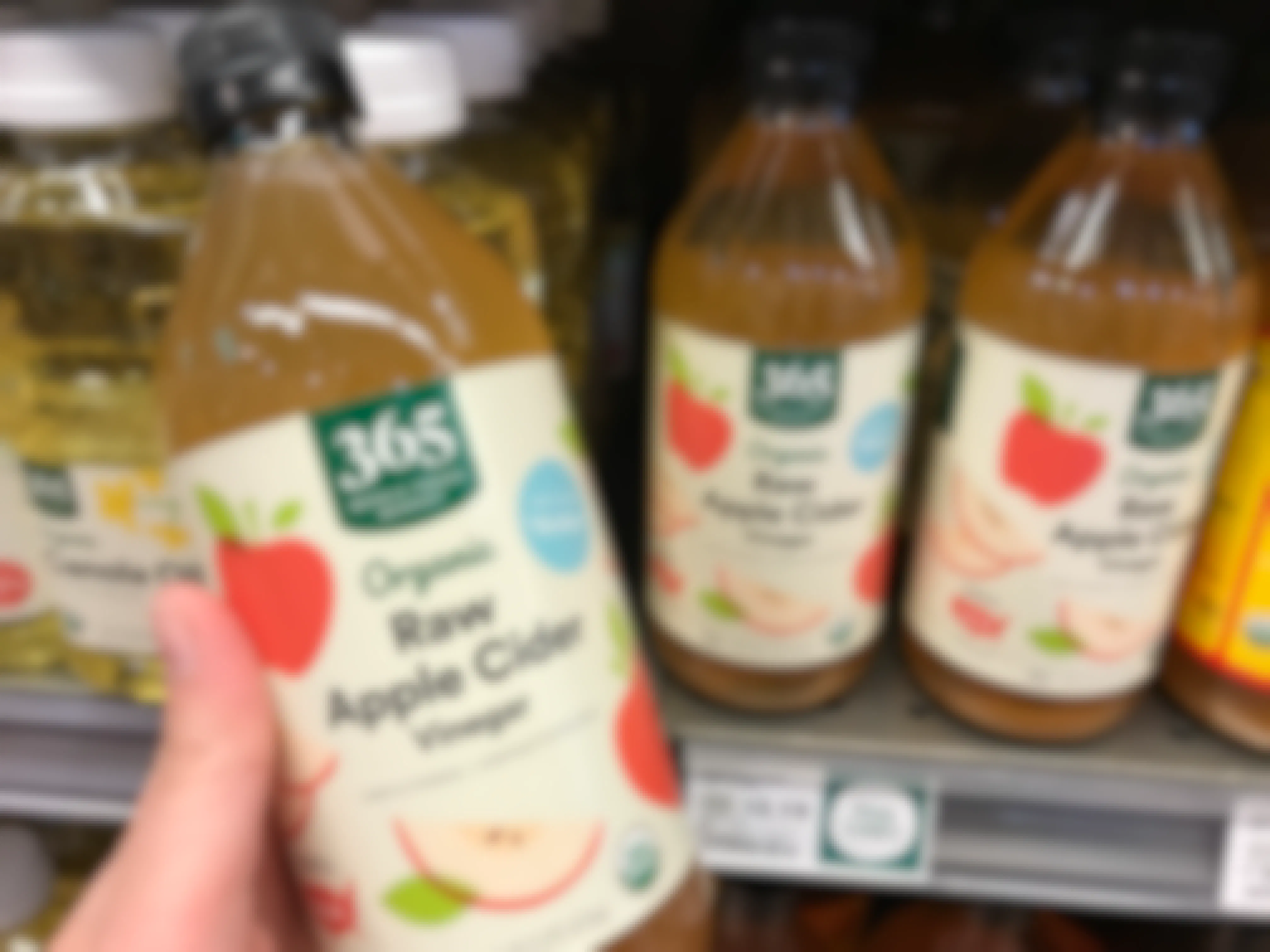 Whole Foods 365 brand apple cider vinegar.