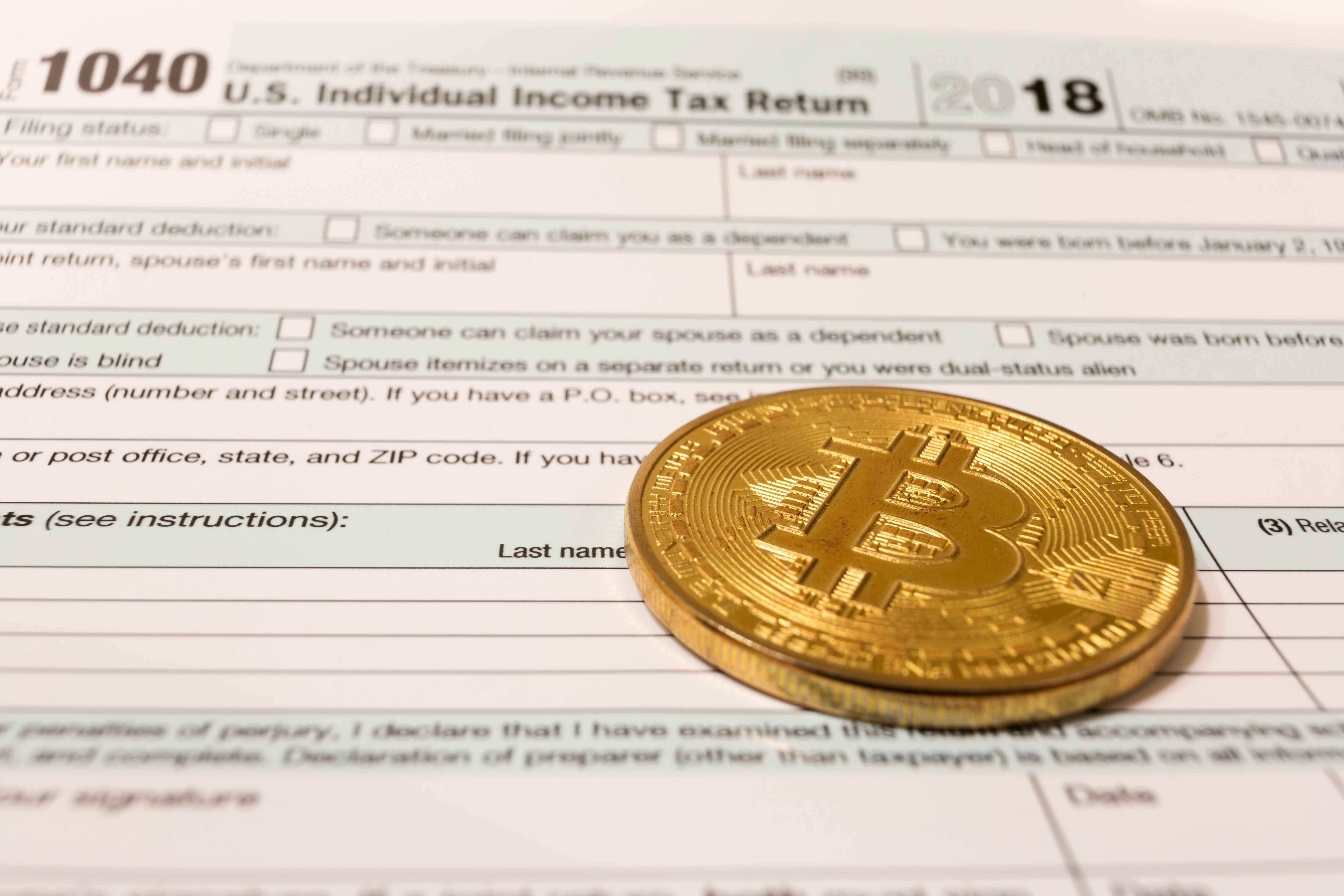 bitcoin on tax sheet