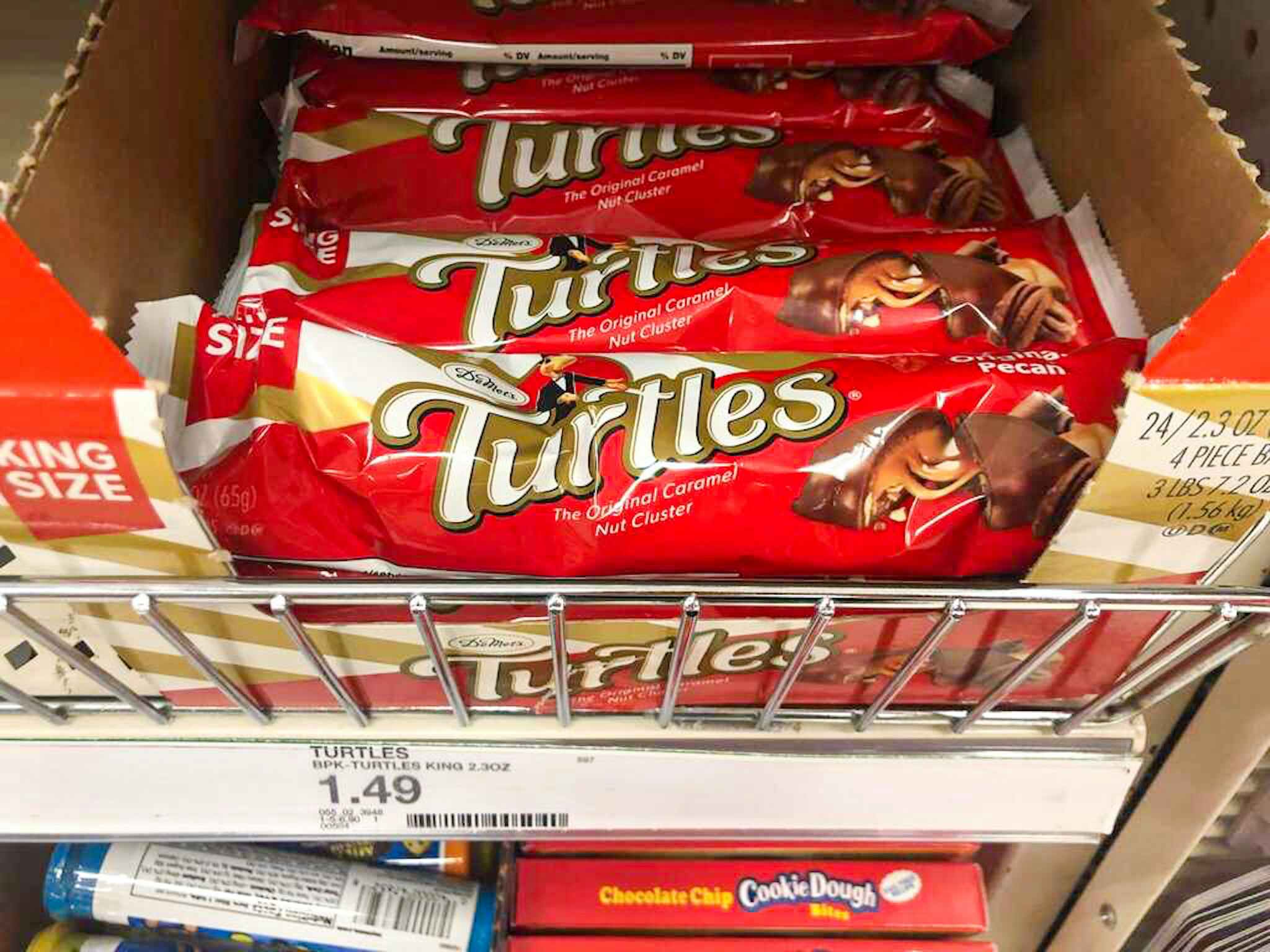demet's turtles on a target shelf