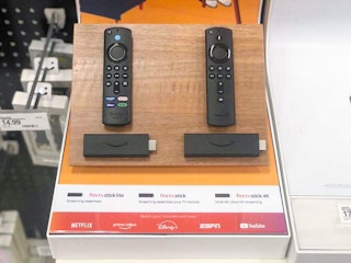 fire tv sticks display at target