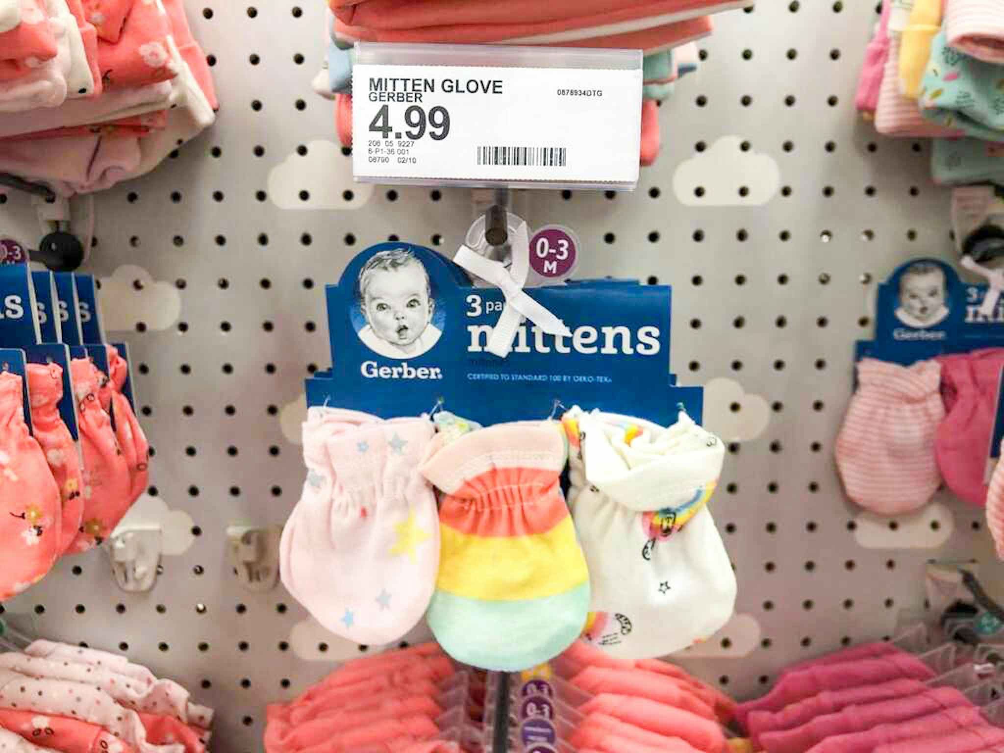 gerber baby mittens at target