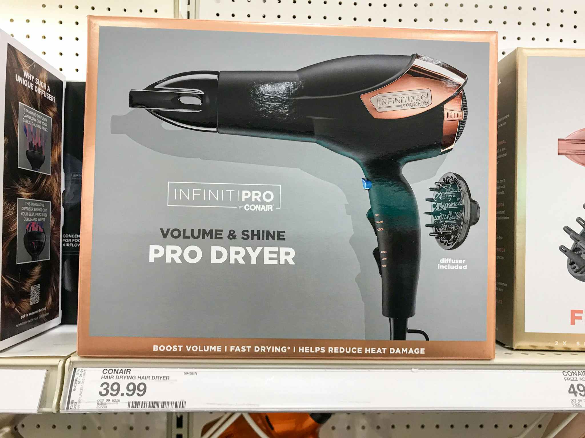 infinitipro by conair hair dryer at target