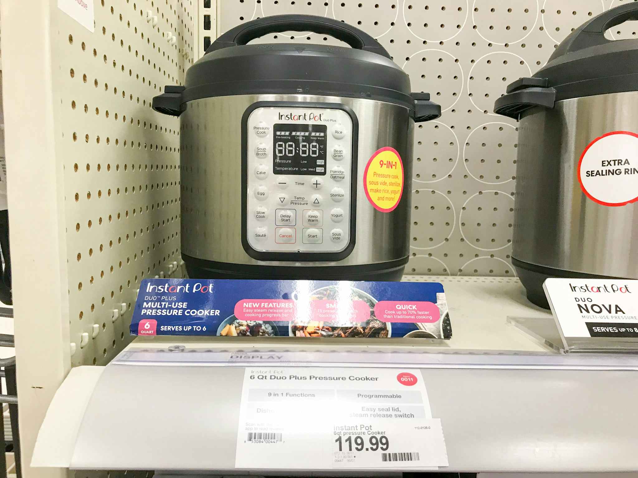 instant pot duo plus pressure cooker at target