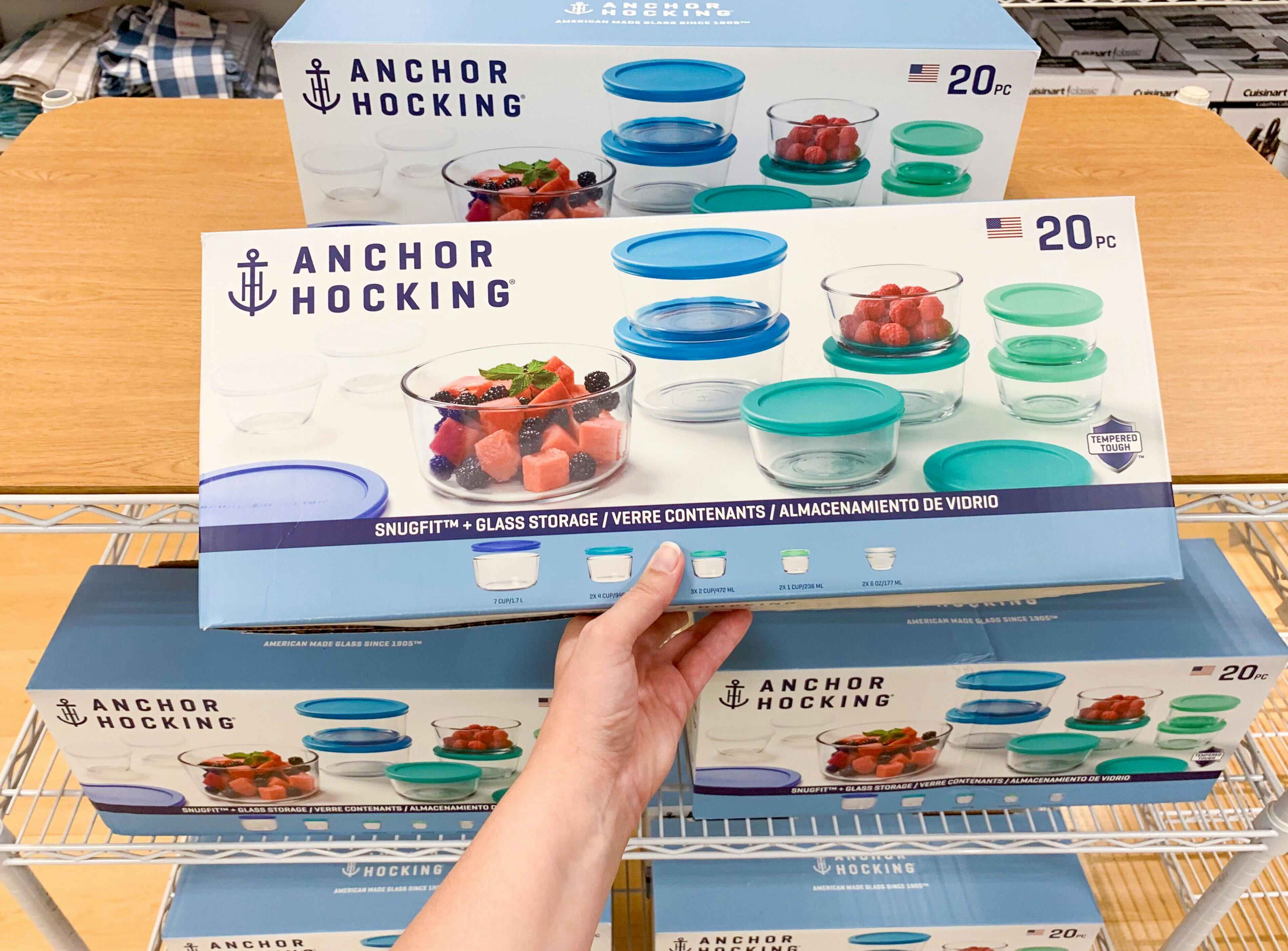 Anchor Hocking Glass Food Storage Set