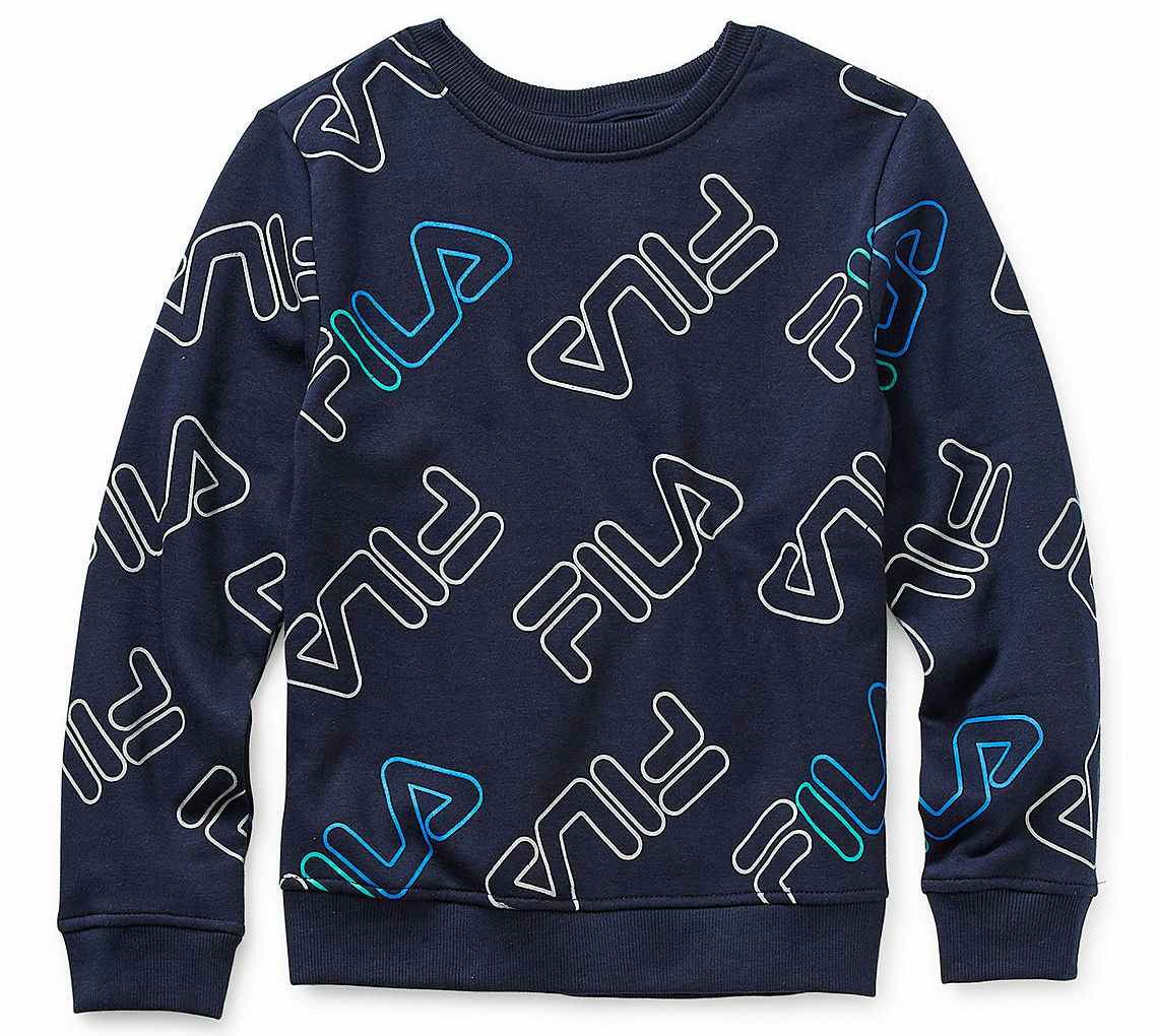 Kids' FILA crewneck sweatshirt