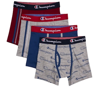Boys Champion 4-Pack Boxer Briefs