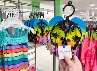 Kids flip-flops at JCPenney