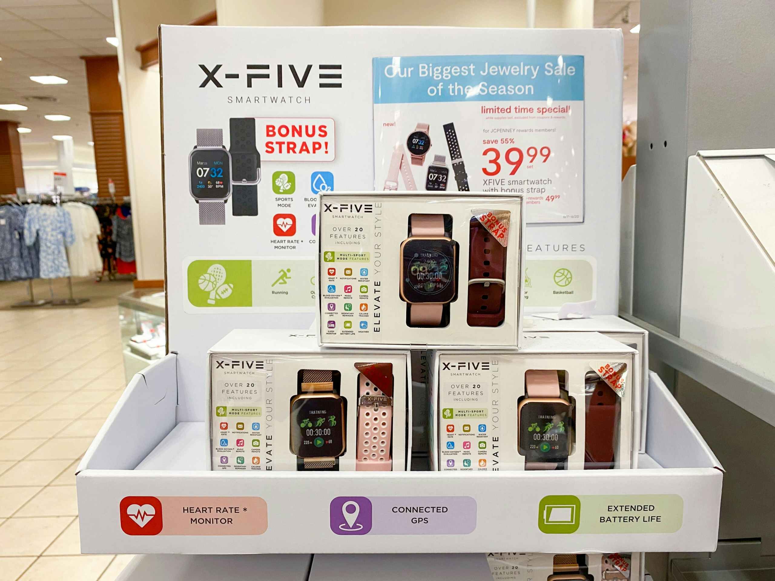 X-Five Smart Watch display