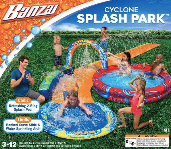 kohls Banzai Cyclone Splash Pool stock image 2021