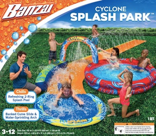 kohls Banzai Cyclone Splash Pool stock image 2021
