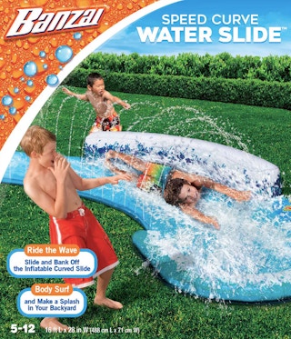 kohls Banzai Speed Curve Water Slide stock image 2021