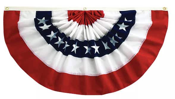 kohls Celebrate Americana Together Bunting Flag stock image 2021
