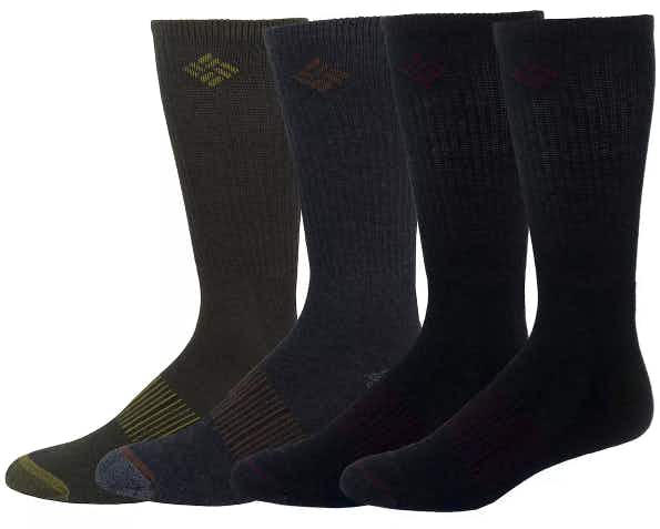 kohls Men's Columbia 4-Pack Casual Boot Socks stock image 2021