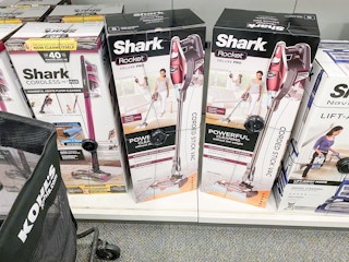 kohls shark rocket deluxe pro stick vacuum in store image 2021 1
