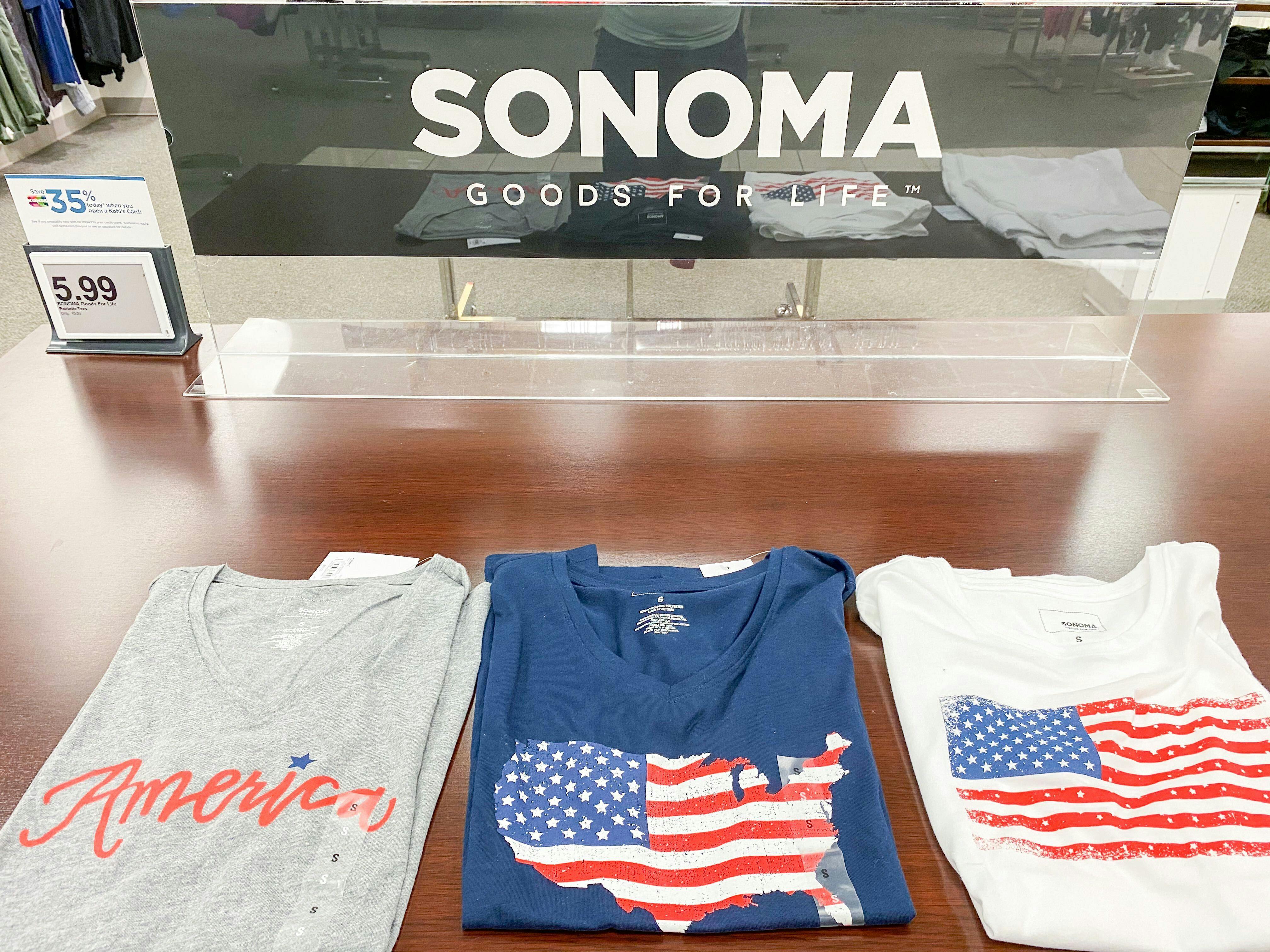 Patriotic Tees, as Low as $4.24 at Kohl 
