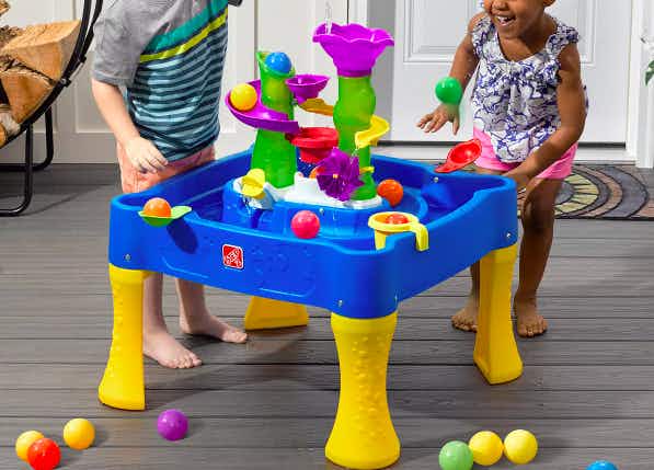 kohls Step2 Rise & Fall Water And Ball Table stock image 2021