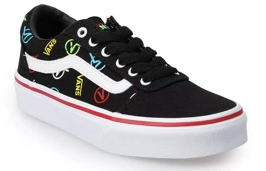 kohls Vans Ward Kids' Logo Skate Shoes stock image 2021