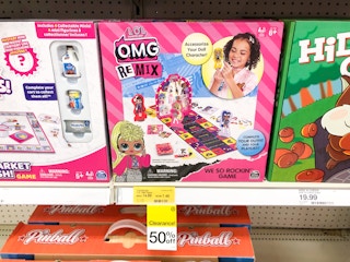 lol surprise game on store shelf on clearance