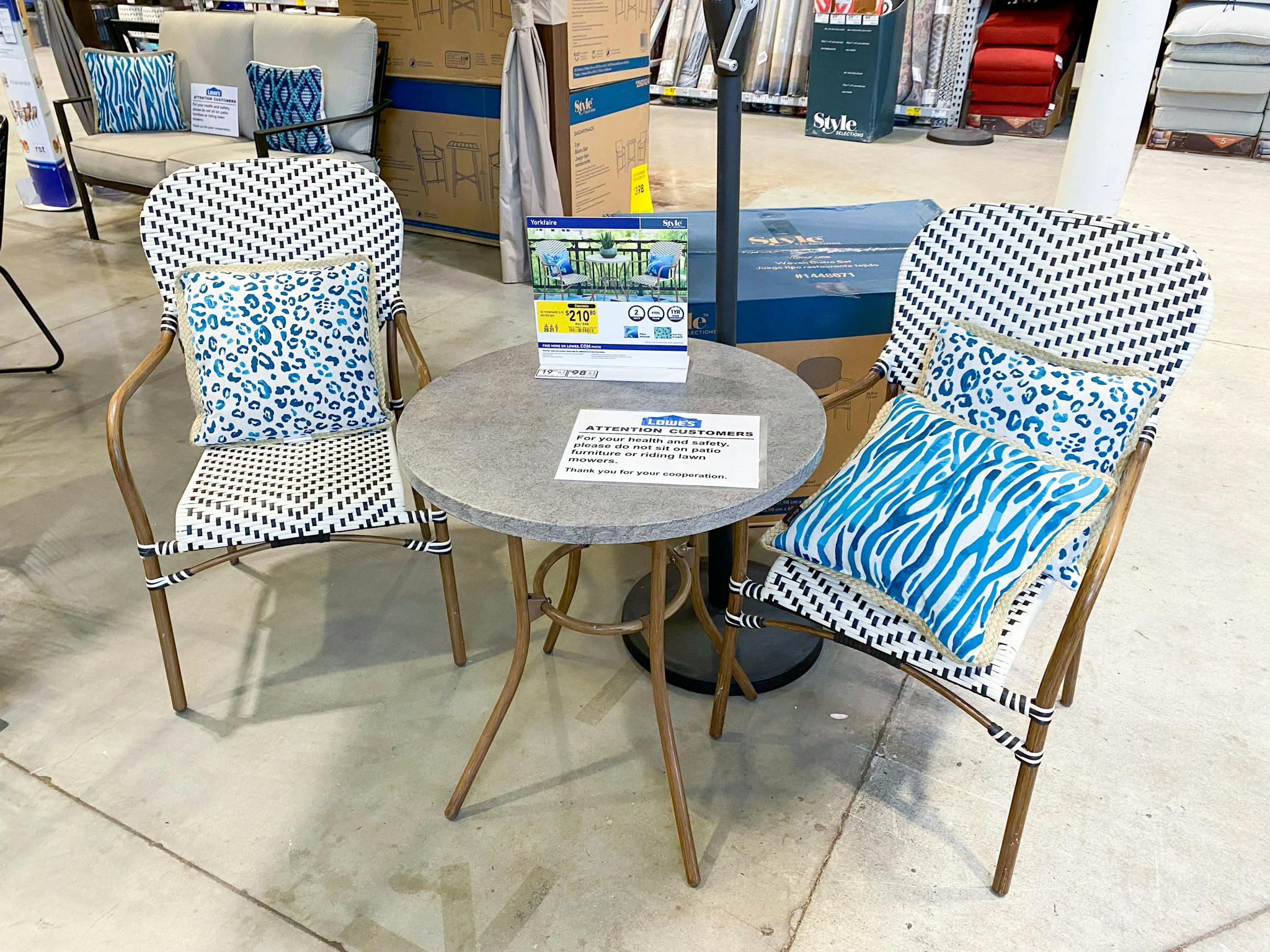Patio Set Clearance, Starting at 210 at Lowe's The Krazy Coupon Lady